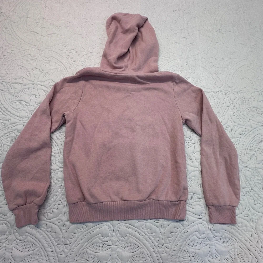 ACDC Rock & Roll Graphic Hoodie Pink Girls Size M 8 retro, nostalgic